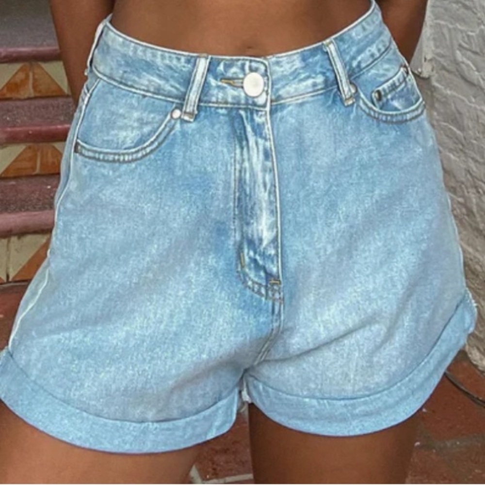 Princess Polly Gun Barrel Jean Shorts